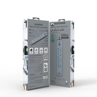 توصيلة كهربائية 4 افياش 3 متر MX-EC001 SANITA موج...