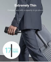 بطارية متنقلة بسعة 10000 مللي امبير وقوة 15 واط بي...