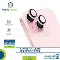 عدسات حماية كاميرا ايفون 15 /15 بلس لون بنكي - Pho...