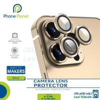 عدسات حماية كاميرا ايفون 13 برو/ برو ماكس لون ذهبي...