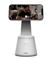 قاعدة تثبيت مغناطيسي بيلكن مع تتبع للوجه - ابيض