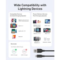 كيبل يو اس بي الى لايتنينق بطول 0.9 متر انكر