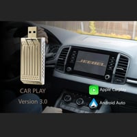 محول Jeebel CarPlay Pro ذهبي ذاكرة 64GB وRAM 4GB ي...