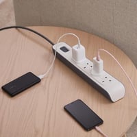 توصيلة كهربائية 4 مداخل طاقة 2 متر بيلكن