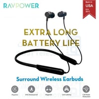 راف باور - سماعة رقبة لاسلكية عمر بطارية يصل إلى 3...