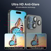 عدسات حماية كاميرا ايفون 15 برو/ برو ماكس سيلفر -...