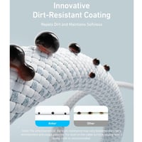 كيبل تايب سي تايب سي 240 واط من انكر 1 متر اسود