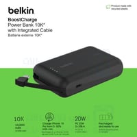 بطارية متنقلة بيلكن بسعة 10000 ملي امبير بقوة 20 و...