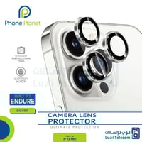 عدسات حماية كاميرا ايفون 12 برو لون سيلفر - Phone...