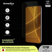 ارمور برو - حماية شاشة رينبو بلوكر شفافة لجوال سام...