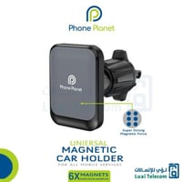 حامل بفتحة تهوية مغناطيسية للسيارة مع خطاف قابل لل...
