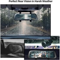 كاميرا سيارة داش كام اماميه وخلفيه 2K ماركة SPON.