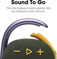 جي بي ال كليب 4 مكبر صوت بلوتوث محمول، احمر-JBL