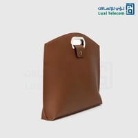 NAIDUN -شنطة جلد للأجهزة اللوحية والابتوبات كريمي