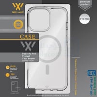 كفر شفاف ايفون 16برو سليم slim يدعم ماج سيف ماركة...