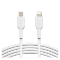 بيلكن كيبل ايفون تايب سي جلد 1 متر أبيض