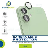 عدسات حماية كاميرا ايفون 17 أخضر فاتح Phone Planet