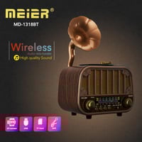 راديو مير بشكل طراز قديم موديل MD-1318BT