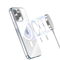 كفر شفاف ايفون 16برو سليم slim يدعم ماج سيف ماركة...