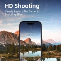 عدسات حماية كاميرا ايفون 14 برو/ برو ماكس لون بنفس...