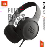 جي بي ال سماعة سلكية TUNE 500BTاسود