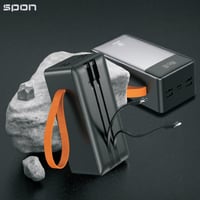 شاحن متنقل باور بانك 50000 مللي أمبير مع شاحن ايفو...