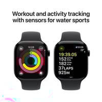 ابل واتش الاصدار 10 42 ساعة ذكية GPS أسود