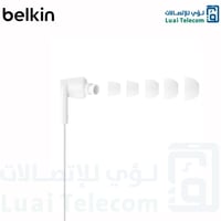 بيلكن روكستار سماعات أذن داخلية سلكية تايب سي أبيض