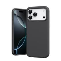 جراب قرم سيليكون اسود لايفون 17 برو