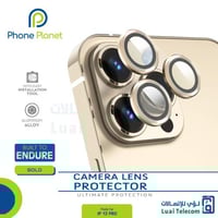 عدسات حماية كاميرا ايفون 12 برو لون ذهبي - Phone P...