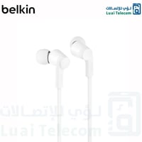 بيلكن روكستار سماعات أذن داخلية سلكية تايب سي أبيض