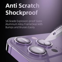 عدسات حماية كاميرا ايفون 14 برو/ برو ماكس لون سيلف...