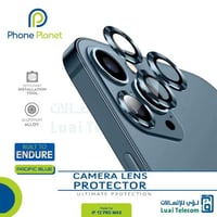 عدسات حماية كاميرا ايفون 12 برو ماكس لون أزرق- Pho...