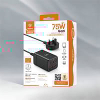 شاحن جداري بثلاث منافذ تايب سي و منفذين يو اس بي ب...