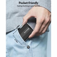 بطارية متنقلة راف بور 10000 qi2 شحن لاسلكي وستاند...