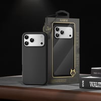 جراب قرم سيليكون اسود لايفون 17 برو