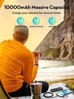 بطارية راف باور بسعة 10000 ملي امبير بقوة 20 واط ب...