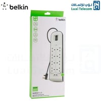 توصيله 8 مداخل طاقة ومنفذين USB طول 2 متر بيلكن