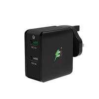 راس شاحن منزلي مخرجين يو اس بي spark Berry 30w أبي...