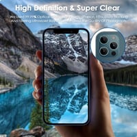 عدسات حماية كاميرا ايفون 13 برو/ برو ماكس لون أزرق...