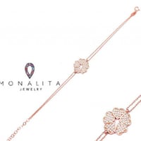 اسورة ورد أنيقة , اللون روز قولد (B28) .