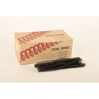 16mm كلاس - حلزون بلاستيك تغليف اسود