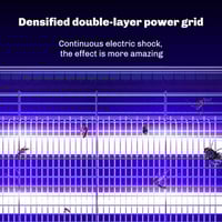 صاعقة حشرات 20 واط - مقاس 2×10، فعالية عالية في مك...