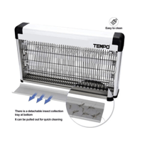 صاعق حشرات كهربائي مقاس 2×10بقوة 20 واط – فعال وآم...