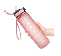 زجاجة مياه تريتان الاصلية التحفيزية مع شفاطة، مانع...