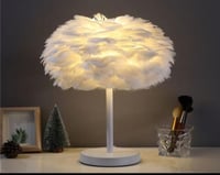 ابجورة الربشة كهرباء اللون ابيض