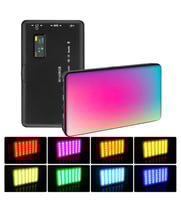 مصباح فيديو LED W140 RGB قابل لإعادة الشحن للتصوير...