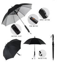 مظلة مع مروحة ورذاذ عالية الجودة