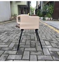 حامل قارورة الماء المحمول قابل للطي