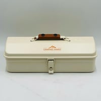 صندوق طقم عزبة شاي متكامل، وهو مثالي للرحلات والتخ...